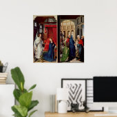 Aankondiging en presentatie in tempel poster (Thuiskantoor)