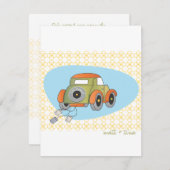 Aankondiging en uitnodiging tot feestvieren (Voorkant / Achterkant)