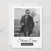 Aankondiging en uitnodiging van het afstuderen (Voorkant)