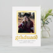 Aankondiging en uitnodiging van het Afstuderen van (Staand Voorkant)