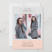 Aankondiging en uitnodiging van het hoogste Afstud (Achterkant)