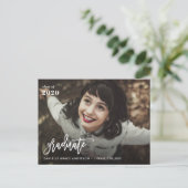 Aankondiging en uitnodiging voor Modern Script afs (Staand voorkant)