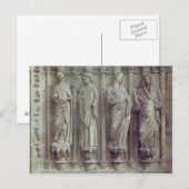 Aankondiging en visum briefkaart (Voorkant / Achterkant)