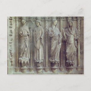 Aankondiging en visum briefkaart