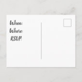 Aankondiging familiereünie Mosaic Small Tiles Briefkaart (Achterkant)