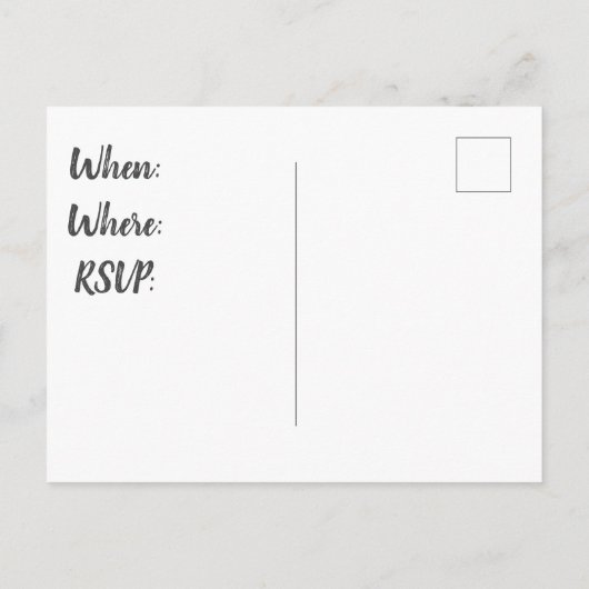 Aankondiging familiereünie Mosaic Small Tiles Briefkaart (Achterkant)