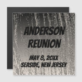 Aankondiging familiereünie Silver Stripe Keepomwil (Voorkant / Achterkant)