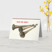 Aankondiging feest viering hoorns trompetten (Gele Bloem)