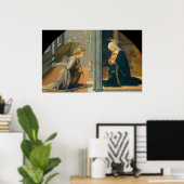 Aankondiging - Filippino Lippi Fine Art Poster (Thuiskantoor)
