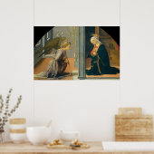 Aankondiging - Filippino Lippi Fine Art Poster (Keuken)