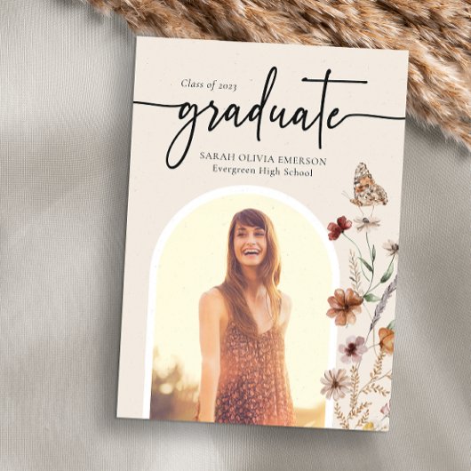 Aankondiging Floral Afstuderen