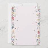 Aankondiging Floral Photo Afstuderen (Achterkant)