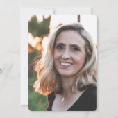 Aankondiging Floral Photo Funeral Memorial Poem (Achterkant)