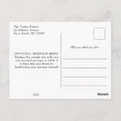 Aankondiging Foto Afstuderen Modern 2022 Briefkaart (Achterkant)