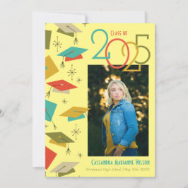 Aankondiging  foto Afstuderen Retro