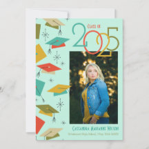 Aankondiging  foto Afstuderen Retro