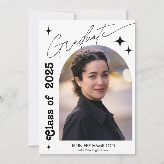 Aankondiging foto-verjaardagsfeest uitnodiging (Voorkant)