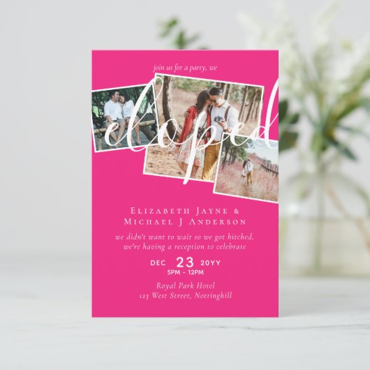 AANKONDIGING FOTO We zijn gevlucht Ontvangstfeest (Staand voorkant)