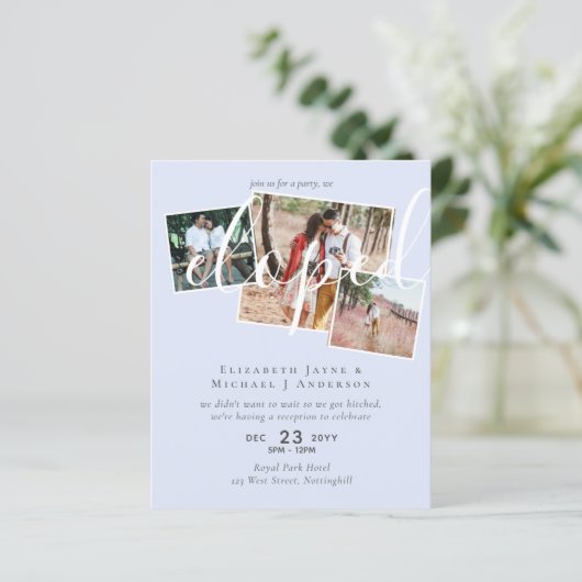 AANKONDIGING FOTO We zijn gevlucht Ontvangstfeest (Staand voorkant)