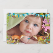 Aankondiging  Fox Bunting Garden Baby Girl (Achterkant)