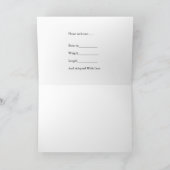 Aankondiging geboorte adoptie (Binnen)