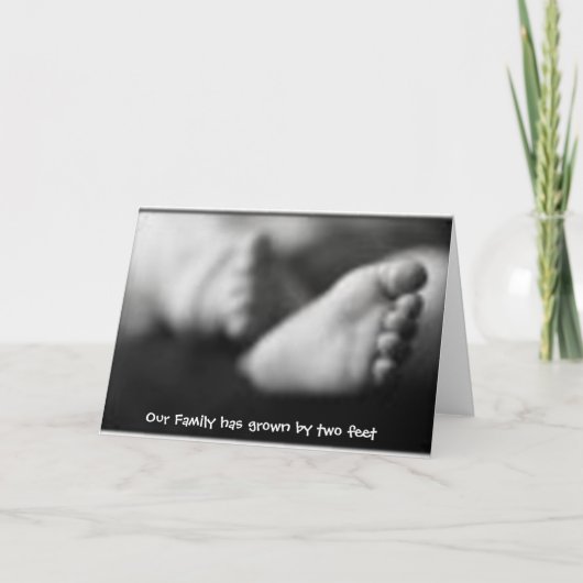 Aankondiging geboorte adoptie (Voorkant)