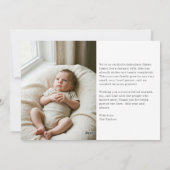 Aankondiging Geboorte Baby Kerst Multi Foto (Achterkant)