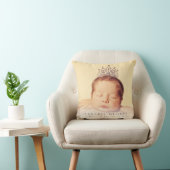Aankondiging Geboorte Baby Kussen Kussen (Stoel)