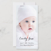 Aankondiging Geboorte - Fotokaarten (Voorkant)