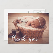 Aankondiging geboorte Hartelijk dank foto van scri (Voorkant / Achterkant)