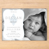 Aankondiging geboorte | Jongensfoto Fleur de Lis-k (Voorkant)