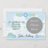 Aankondiging geboorte jongetje (Voorkant)