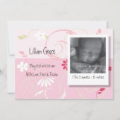 Aankondiging Geboorte Meisje (Voorkant)