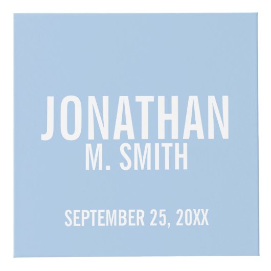 Aankondiging geboorte met aangepaste pasgeboren Ba Kubus (Rechts)