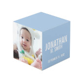 Aankondiging geboorte met aangepaste pasgeboren Ba Kubus (Achter hoekig)