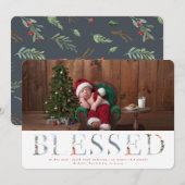 Aankondiging geboorte Wonderland Holiday (Voorkant / Achterkant)