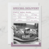 Aankondiging geboortebewijs Baby (Voorkant)