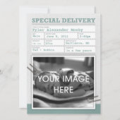 Aankondiging geboortebewijs Baby (Voorkant)