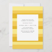 Aankondiging gele Retro Arch Afstuderen (Achterkant)