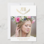 Aankondiging Gilded Laurel Afstuderen (Voorkant)