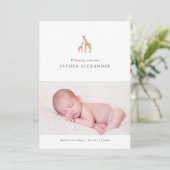 Aankondiging Giraffe Birth (Staand voorkant)