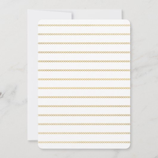 Aankondiging Glitter Gold Birth (Achterkant)