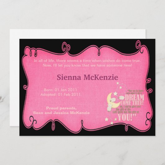 Aankondiging goedkeuring (Voorkant / Achterkant)