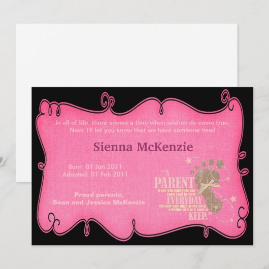 Aankondiging goedkeuring (Voorkant / Achterkant)