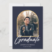 Aankondiging Golden Arch Photo Lijst Afstuderen (Voorkant)