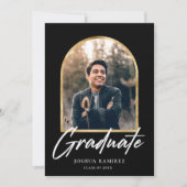 Aankondiging Golden Arch Photo Lijst Afstuderen (Voorkant)