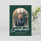 Aankondiging Golden Arch Photo Lijst Afstuderen (Staand voorkant)