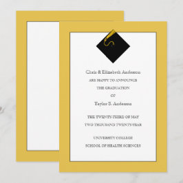 Aankondiging goudAfstuderen