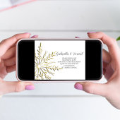 Aankondiging gouden sneeuwvlokken WinterVerloving