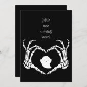 Aankondiging Grappige Zwangerschap Kleine boek kom (Voorkant / Achterkant)